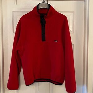 Woolrich Red and Black Cowl Neck Sweater